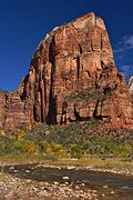 The Virgin River and Angels Landing - Zion National Park