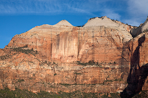 The Bee Hives and The Streaked Wall. Zion National Park - April 7, 2007.
