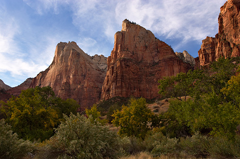 Abraham and Isaac. Zion National Park - October 9, 2004.