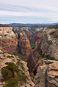 Angels Landing and the Temple of Sinawava - Zion National Park