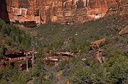 Waterfalls at the Emerald Pools - Zion National Park