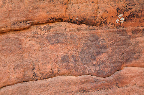 Petroglyphs. Zion National Park - April 9, 2009.