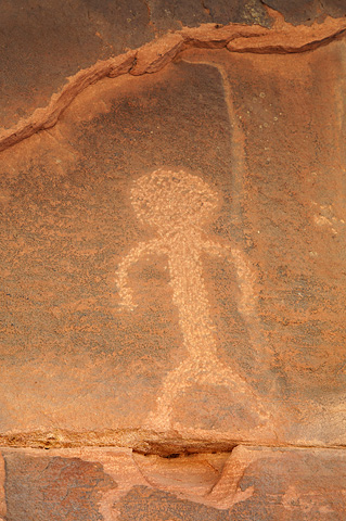 Petroglyph. Zion National Park - April 9, 2009.