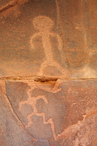 Petroglyphs. Zion National Park - April 9, 2009.