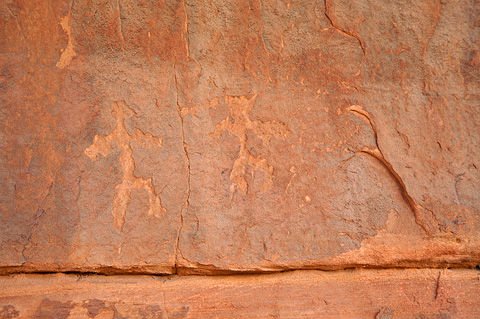 Petroglyphs. Zion National Park - April 9, 2009.