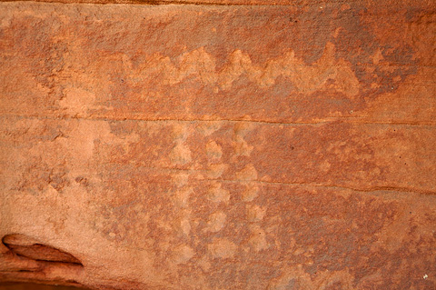 Petroglyphs. Zion National Park - April 9, 2009.