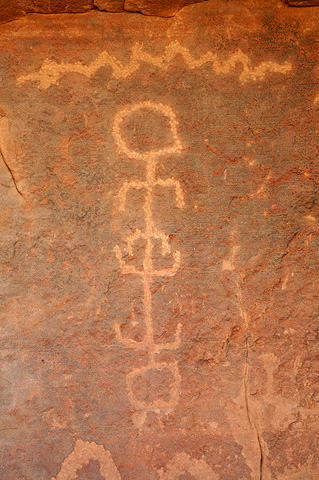 Petroglyphs. Zion National Park - April 9, 2009.
