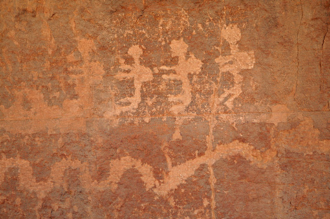 Petroglyphs. Zion National Park - April 9, 2009.