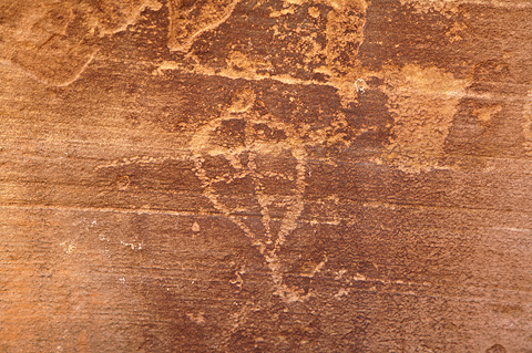 Petroglyph. Zion National Park - April 9, 2009.