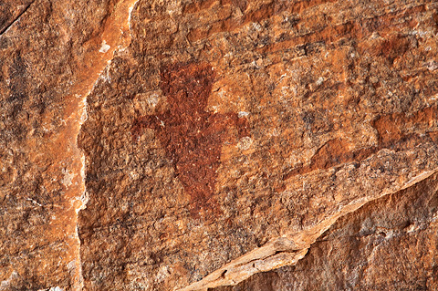 Pictograph. Zion National Park - April 10, 2009.