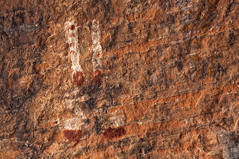 Pictographs. Zion National Park - April 10, 2009.