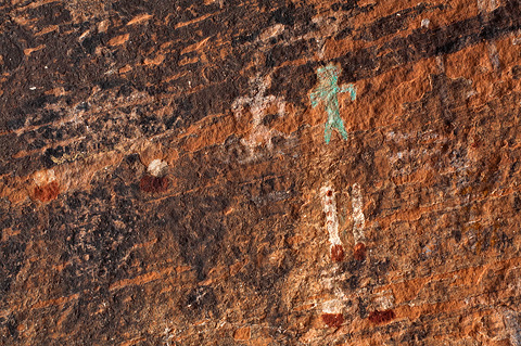 Pictographs. Zion National Park - April 10, 2009.