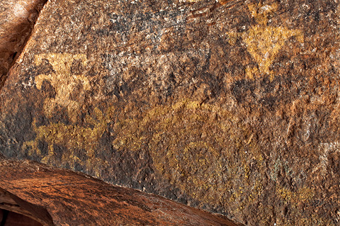 Pictographs. Zion National Park - April 10, 2009.
