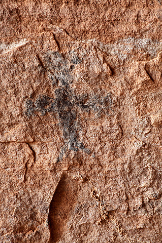 Pictograph. Zion National Park - April 10, 2009.