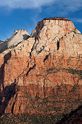 The Bee Hives and The Sentinel in the early morning light - Zion National Park