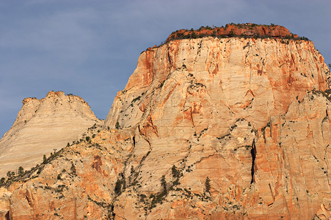 The Sentinel and The Bee Hives. Zion National Park - November 6, 2005.