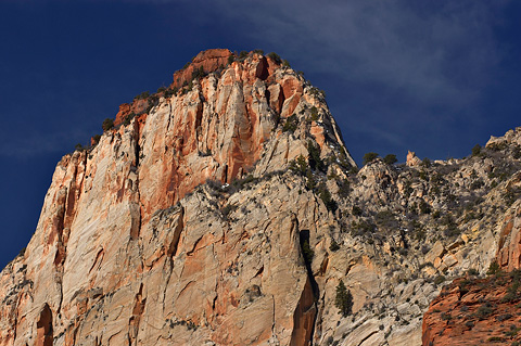 The peak of The Sentinel. Zion National Park - March 26, 2006.