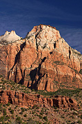 The Bee Hives and The Sentinel, from the Pa'rus Trail - Zion National Park
