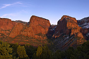 Nagunt Mesa and Timber Top Mountain - Zion National Park