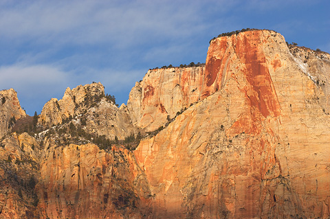 The Altar of Sacrifice in winter. Zion National Park - February 19, 2006.