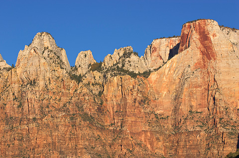 The Altar of Sacrifice and The Towers of the Virgin. Zion National Park - September 29, 2006.